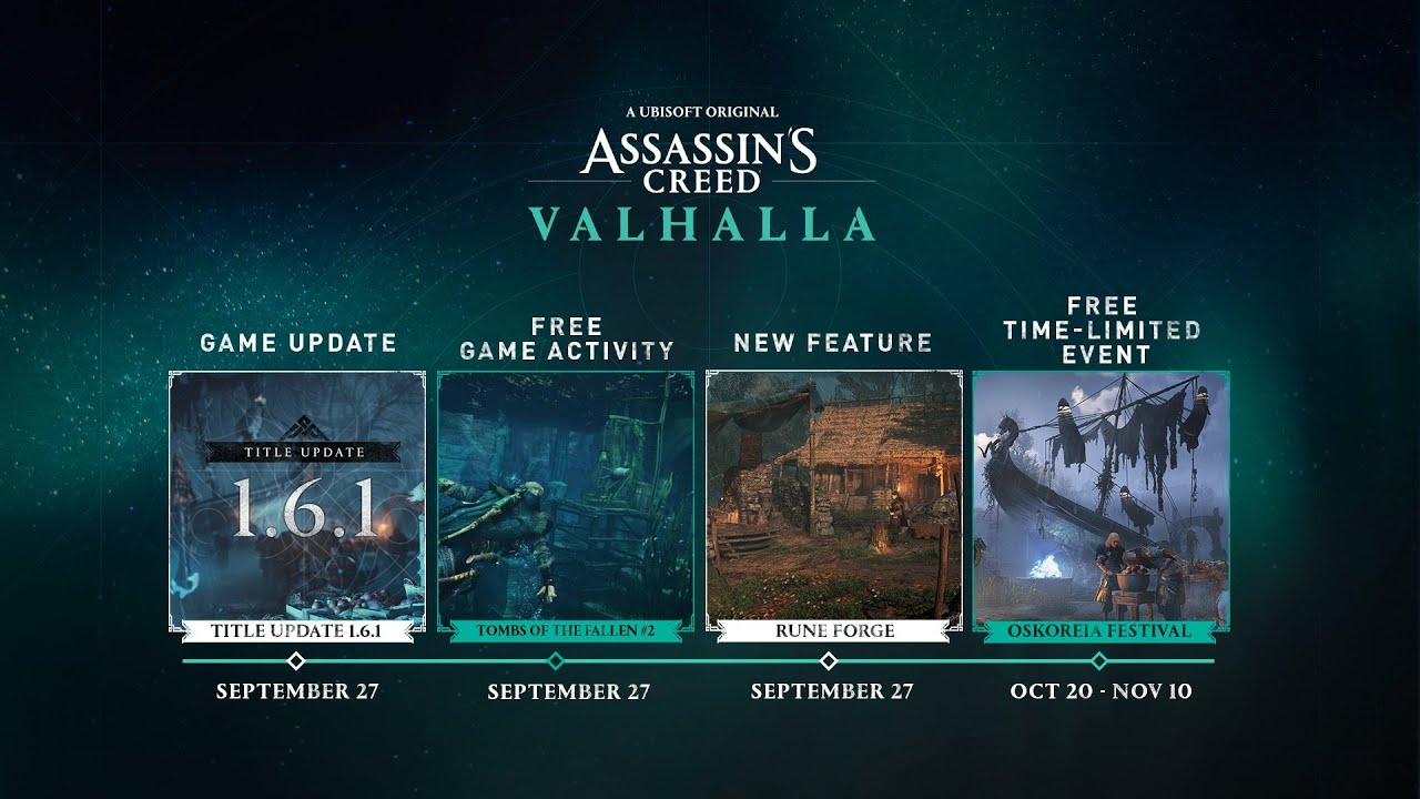 Assassin's Creed Valhalla DLC Roadmap Announced, Here's What's Coming -  GameSpot