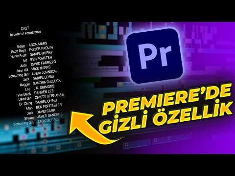 Roll / Credits / Video Sonu Yazı Animasyonu Nasıl Yapılır? | Adobe Premiere Pro