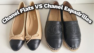Chanel Flats VS Chanel Espadrilles 😍 || Comfort, Wear & Tear, Versatility