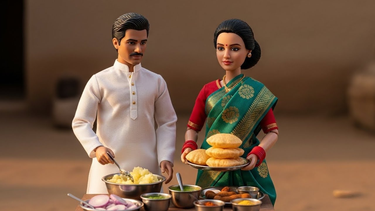 Miniature Village Pani Puri ASMR | Mini Kitchen Food