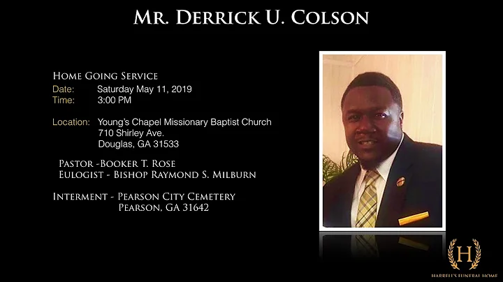 Derrick Colson Memories