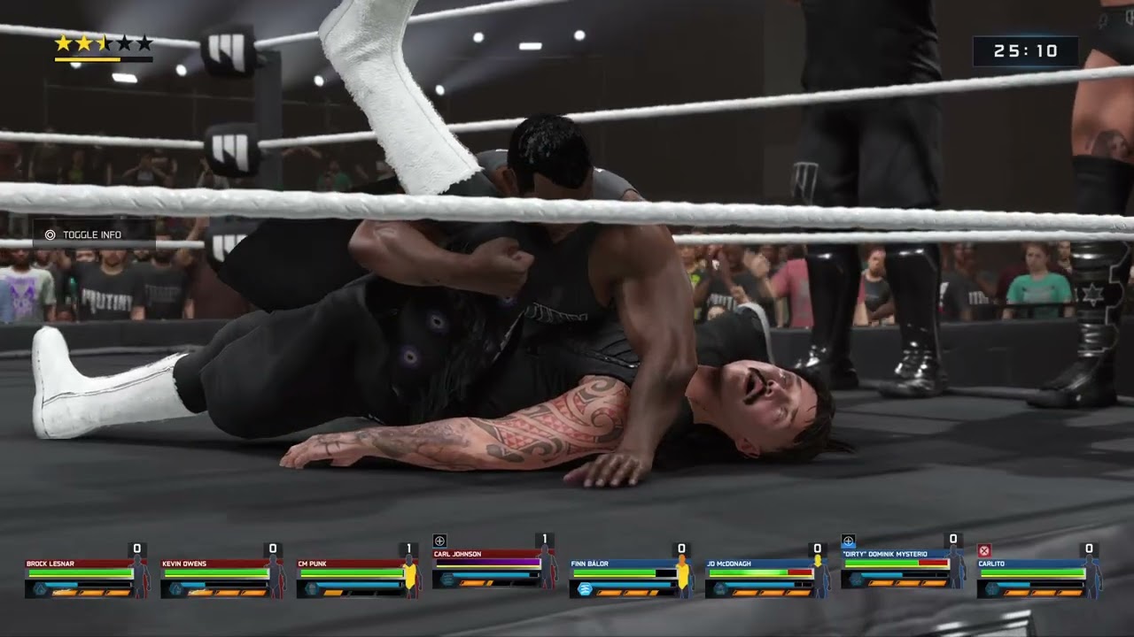 WWE 2K25 Mutiny The judgement Day Iron Man Match NXT