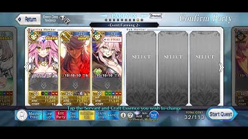 [FGOAA TA] Another Master and Servant 3 turn ft. Romulus = Quirinus Frontline Only No CE