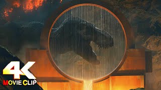 Jurassic World: Dominion (2022) - T-Rex vs Giganotosaurus scene [4K 60fps]