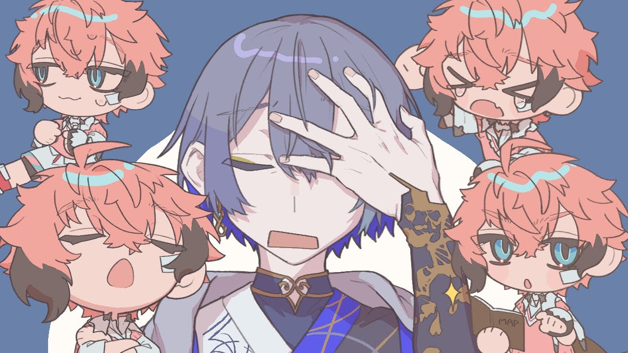 【手描き切り抜き】迷子のプロ 赤城ウェン【にじさんじ】