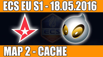 Astralis vs Dignitas | Map 2 (Cache) ECS EU Season 1 2016 CS:GO Week 5 (18.05.2016)