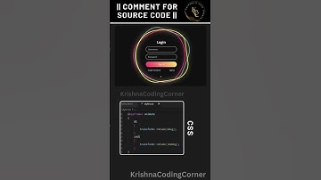 Glowing Login Form Animation 🔥 #webdesign #css #animation  #loginform #glow