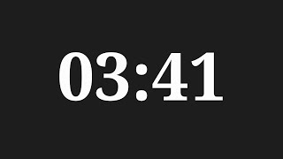 3 Minutes 41 Seconds Timer
