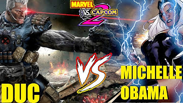 MvC2 Mvci Umvc3 DUC VADER vs MICHELLE OBAMA (Did you ask permission) pt 1