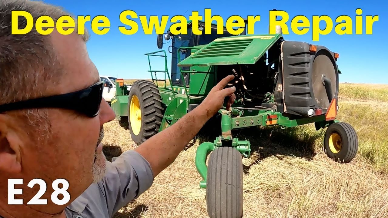 Larry's Life E28 | John Deere R450 Swather with Fuel Issues ...