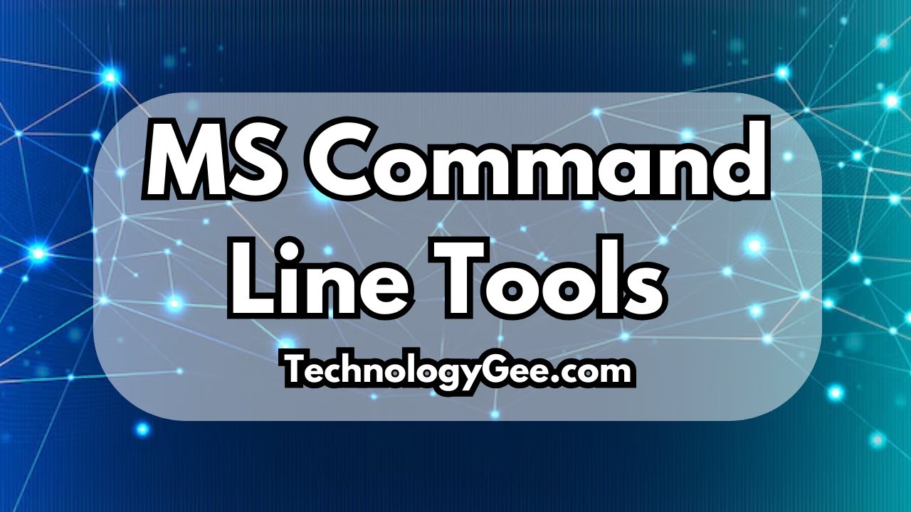 Microsoft Command Line Tools | CompTIA A+ 220-1202 | 1.5 - YouTube