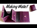 [idea] Wallet making / DIY wallet / Leather craft