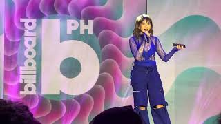 WATCH: Sarah Geronimo's full acceptance speech the Billboard PH Women in Music awards