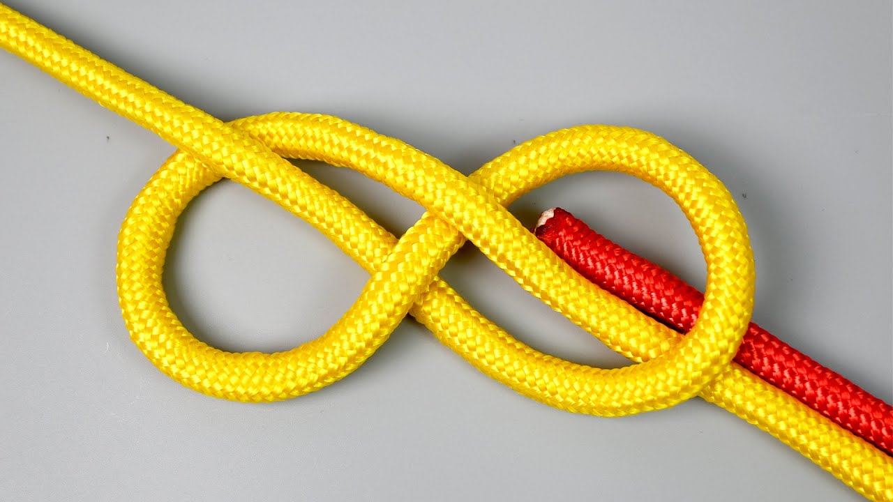 How to tie a figure 8 knot YouTube