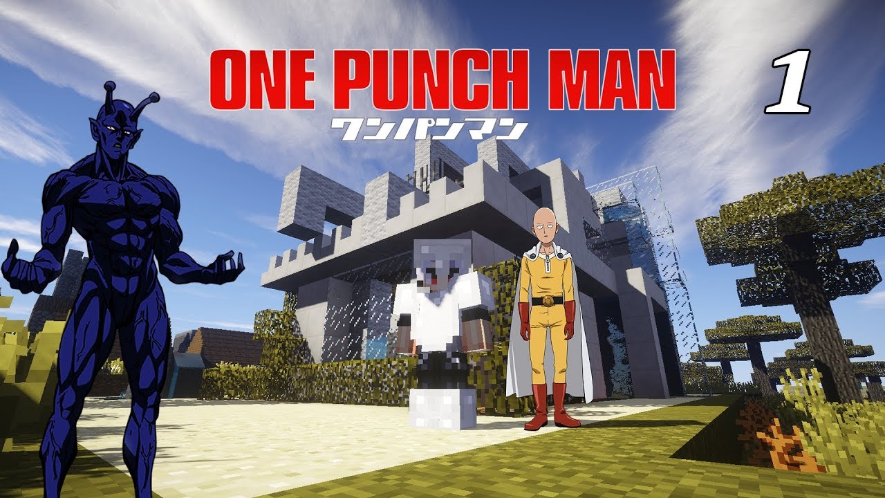 Minecraft One Punch Man The Series 1 ที่อยู่ YouTube