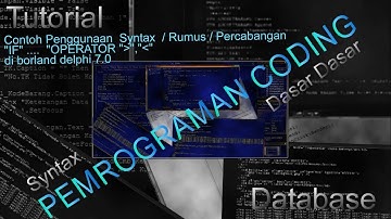 Contoh Penggunaan Syntax Rumus Percabangan IF & OPERATOR di borland delphi 7