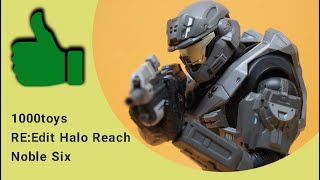 1000toys Re:Edit Halo Reach Spartan Noble Six Figure Review - YouTube