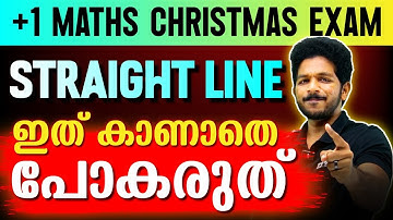 Straight Lines - Full Chapter Important Questions In One Video | Plus One Maths