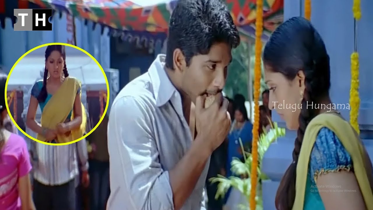 Allu Arjun And Sheela Best Movie Scene | Telugu Hungama