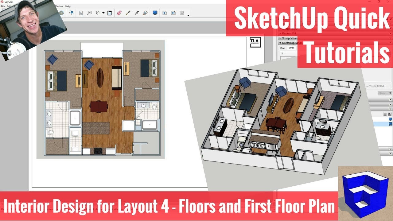 Sketchup Apartment Interior Design