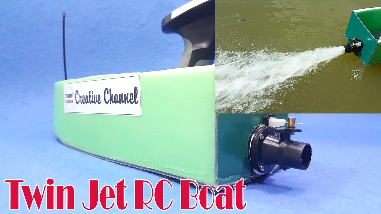 How to make Jet RC Boat - Powerful Mini Turbo RC Boat ...