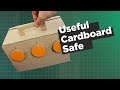 How to make a useful CARDBOARD SAFE LOCKER? / HomeCraft / DIY &amp; CRAFTING