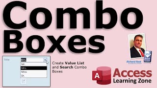 Microsoft Access Combo Boxes  Value List and Search Combo Boxes  Find Records