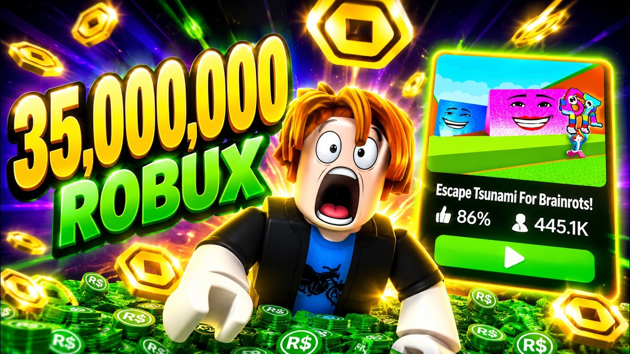 How I Made a 35 MILLION Robux Game Template! - YouTube