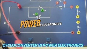 Cycloconverter in Power Electronics