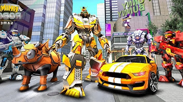 Bee Robot Car Transformation Game:Robot Car Game-2020- Android Gameplay