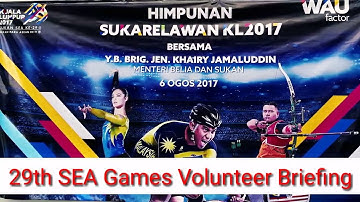 Axiom AX2010A Line Array System in 29th South East Asian (SEA) Games Volunteer Briefing