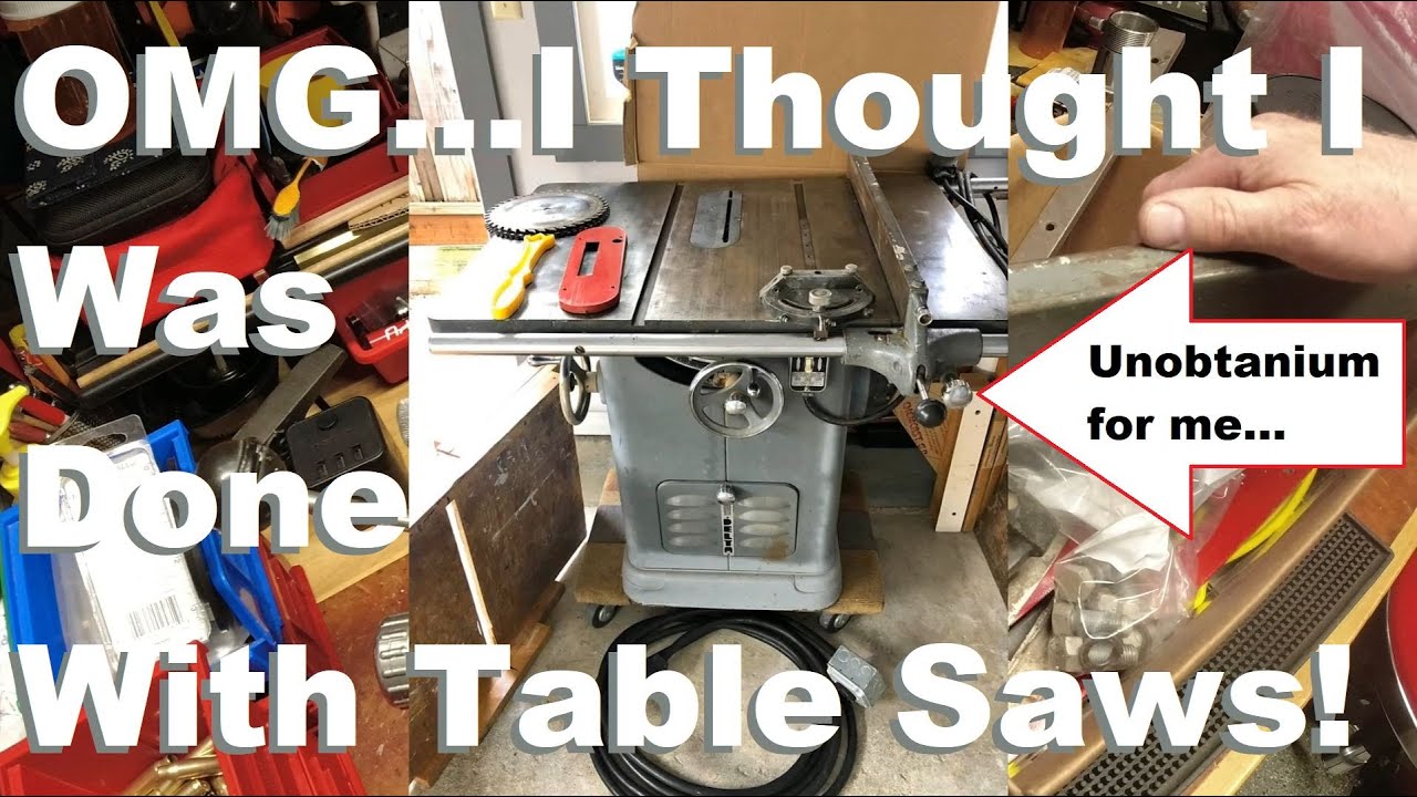 The "Unobtanium" (Price/Location/Condition) Table Saw: First Look - 1950 Delta Unisaw