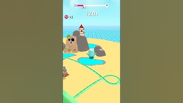 Aquapark.io Walkthrough Gameplay ( Android, iOS ) #shorts