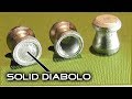 Giant SOLID Diabolo pellets -  Subsonic and Transonic Tests