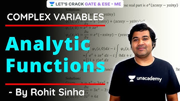 Complex Variables: Analytic Functions | GATE/ESE 2021 Exam Preparation | Rohit Sinha