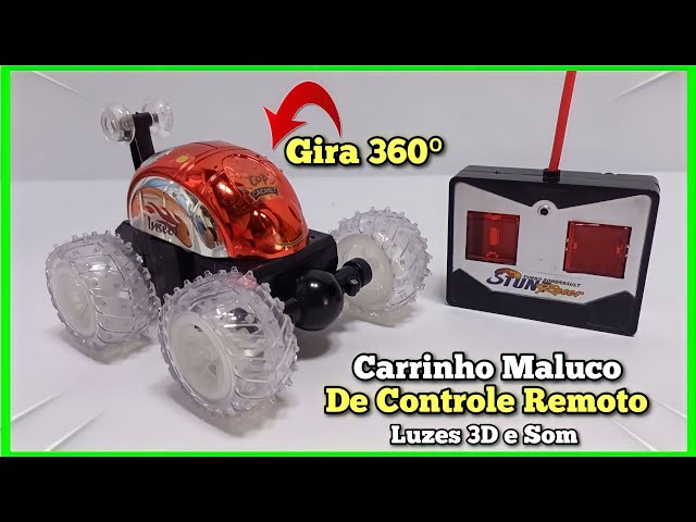 Carrinho Controle Remoto 9 Funções Drift Gira 360 Ninho Boy