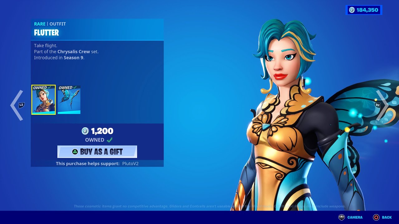 *RARE* Fortnite Flutter Skin! (Last Seen 701 Days Ago) YouTube