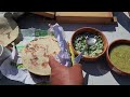 Preparamos tacos de lengua para desayunar a la orilla del ro