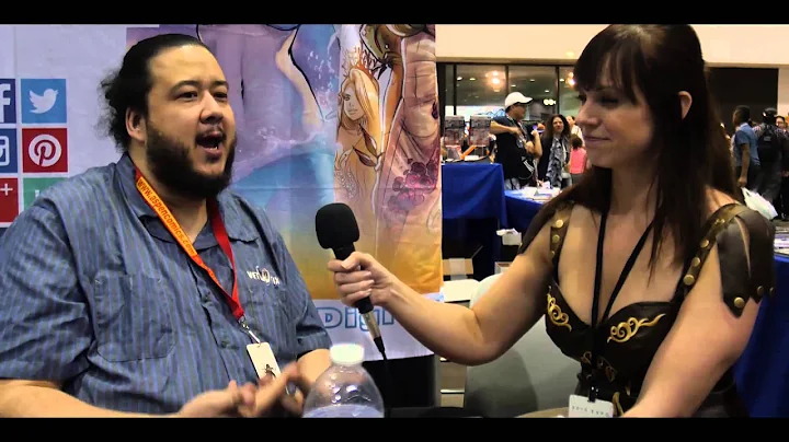 Peter Steigerwald of Aspen Comics at 2015 Comikaze...