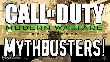 OUT OF THE MAP GLITCHES!? (Call of Duty: Modern Warfare Remastered Mythbusters)