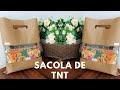 Como fazer sacola de TNT - FACIL - Passo a passo