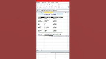 iferror with vlookup function in excel#msexcel#shorts#youtubeshorts#youtube
