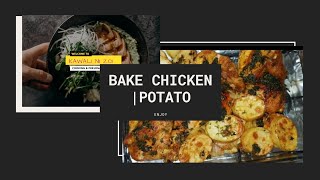 Baked Chicken With Potato Food Furn