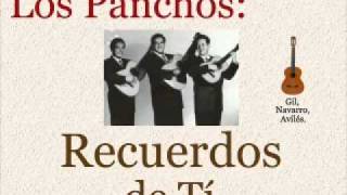 Video thumbnail of "Los Panchos:  Recuerdos de Tí  -  (letra y acordes)"