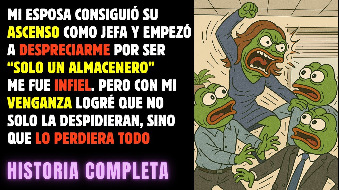 Tuvo su ASCENSO pero me fue INFIEL con su ASISTENTE. Hice que se AUTODESTRUYERA laboralmente