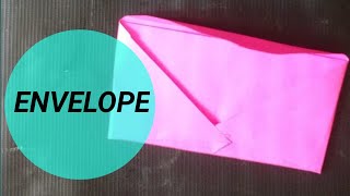How to make a paper envelope  tutorial | CONNECT CRAFT |