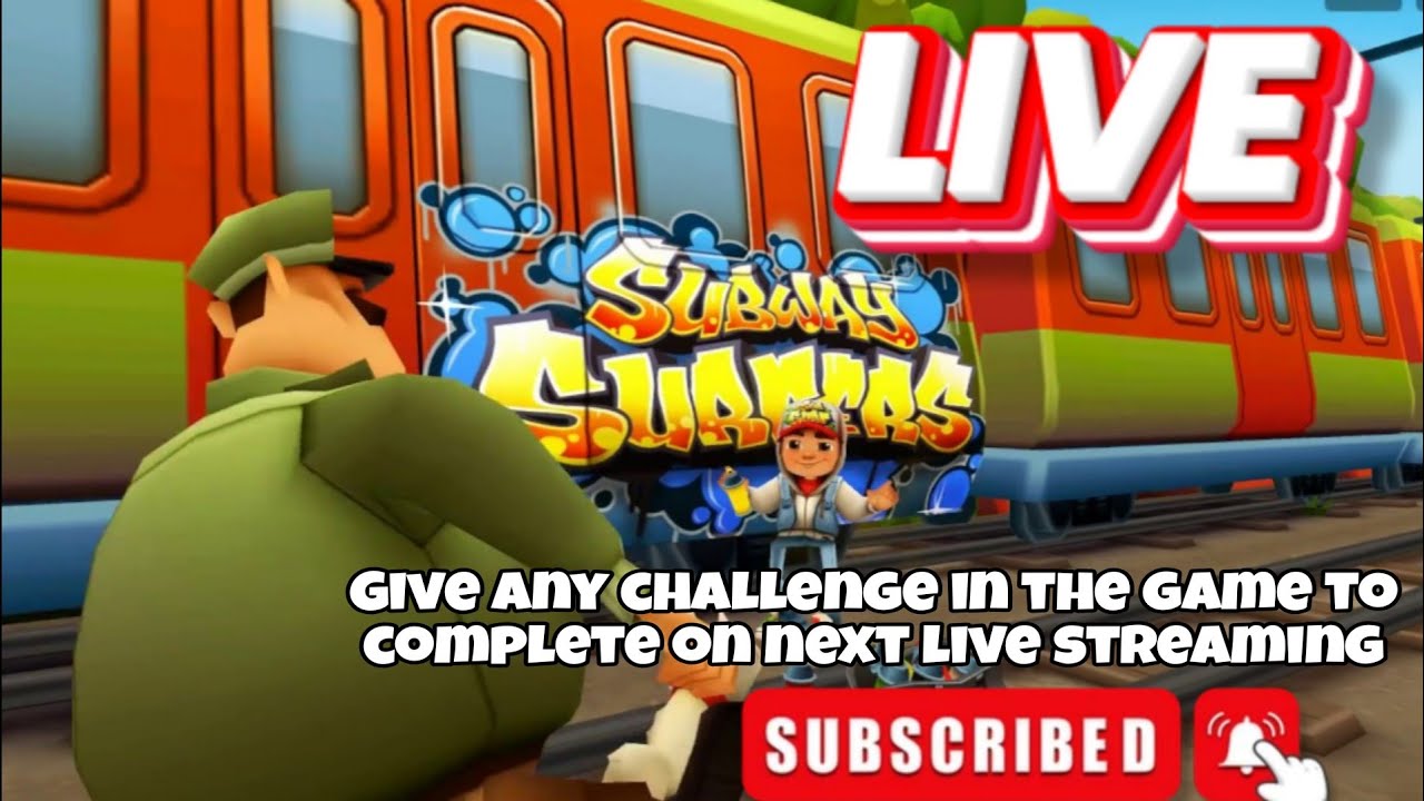 Subwaysurfers Live ( Comment and give any challenge in the game friends) - Simply Review Tamil 