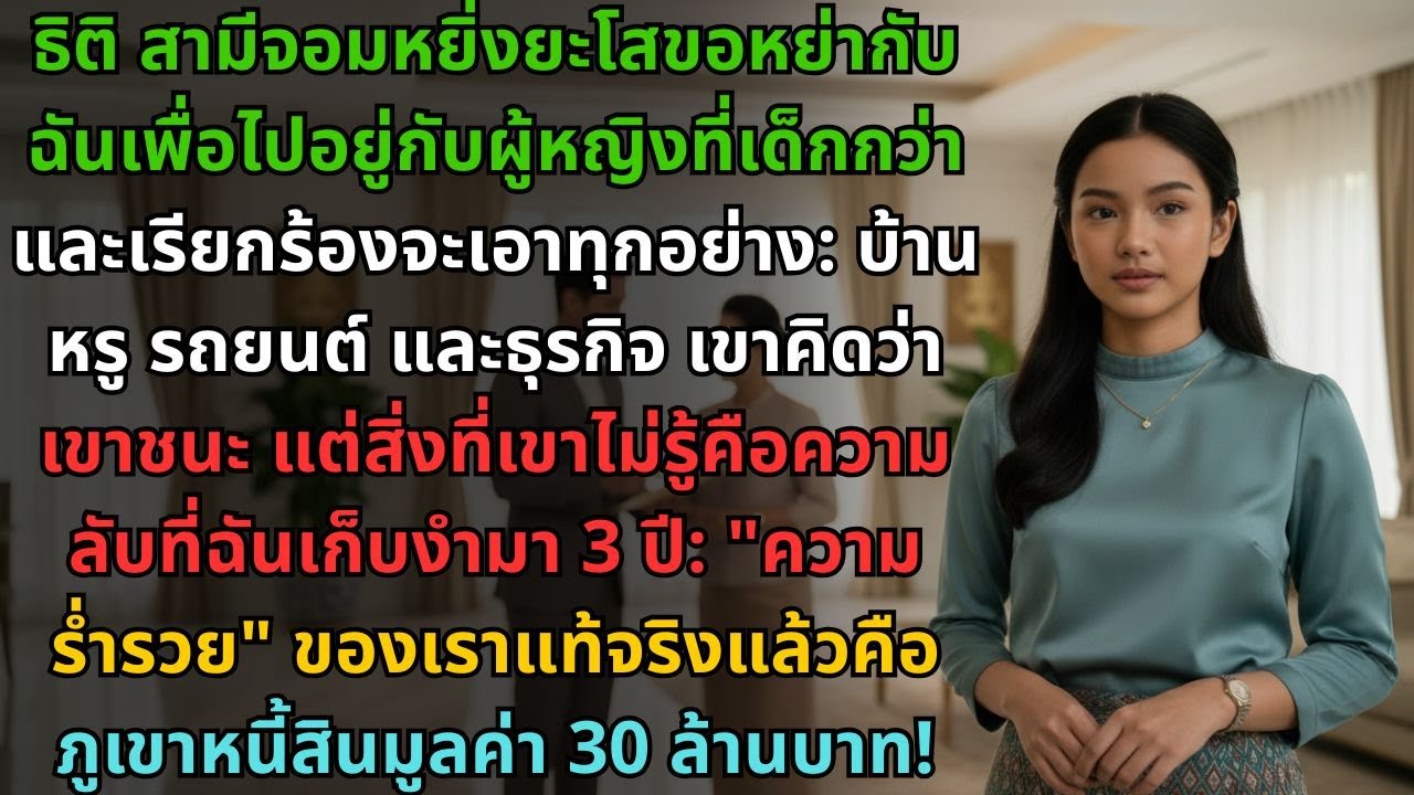 สามีนอกใจแย่งสมบัติไปปรนเปรอเมียน้อย หารู้ไม่ว่าเป็น 