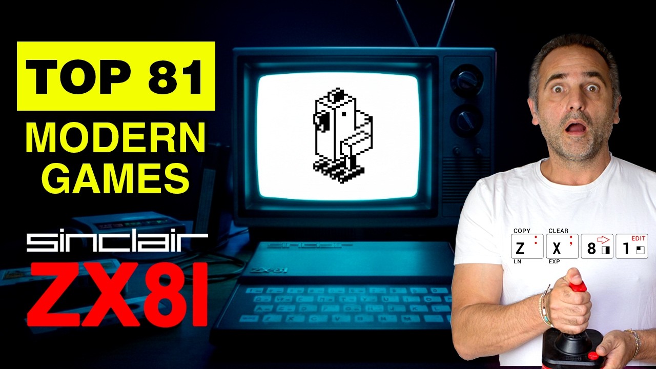 TOP-81 MODERN GAMES for the Sinclair ZX-81 - YouTube