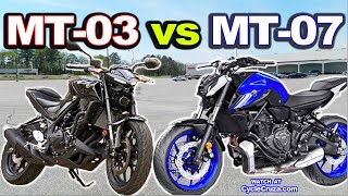 Yamaha MT03 vs MT07 - Which is BEST For Beginner Rider?